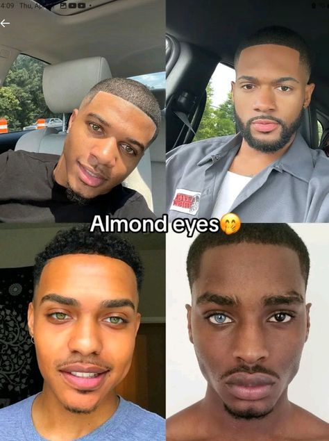 Men With Doe Eyes, Almond Eyes Men, Almond Eyes, Doe Eyes, Eye Black, Black Men, Anatomy, Almond, Football