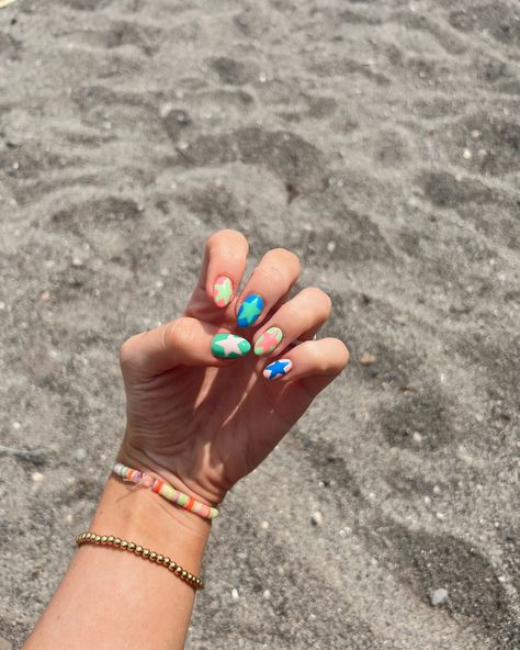 Summer nails star nails trendy nails lake nails vacay nails vacation nails Lake Nails, Nails Vacay, Vacay Nails, Nails Star, Nails Vacation, Lake Vacation, Vacation Nails, Star Nails, Trendy Nails