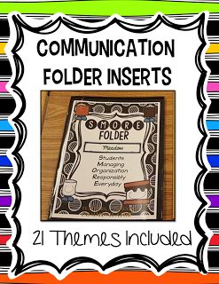 Folder Design Ideas School, Parent Communication Folder, Friday Folders, Communication Folder, Printable Folder, Take Home Folders, Conference Forms, Editable Newsletter Templates, Habits Of Mind