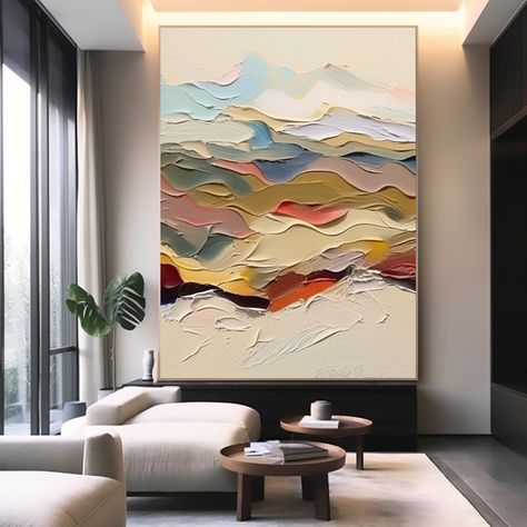 Large colorful abstract painting texture, colorful modern, hand drawn abstract art large canvas art modern art, living room home decoration Giant Painting, Abstract Painting Texture, Art Tricks, Modern Art Living Room, Canvas Art Modern, Art Large Canvas, Painting Texture, Colorful Abstract Painting, Large Canvas Art