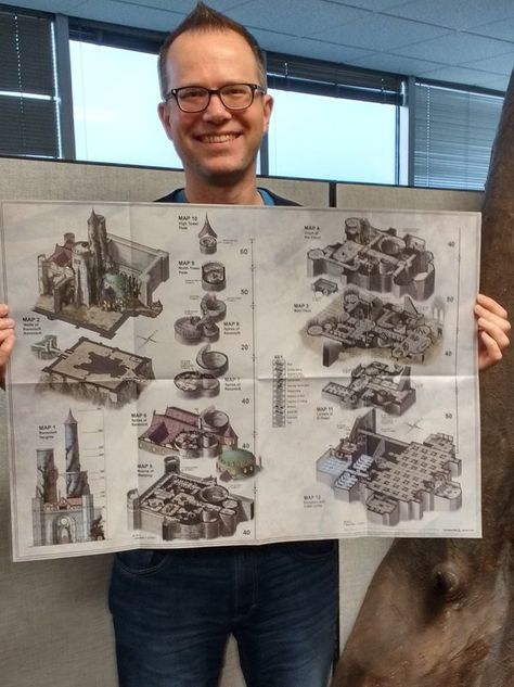 Want To See The Castle Ravenloft Poster Map In CURSE OF STRAHD? Castle Ravenloft Map, Dnd Ravenloft, Jeremy Crawford, Castle Ravenloft, Ars Magica, Dnd Board, Fantasy Castles, Curse Of Strahd, Dungeons And Dragons Adventures