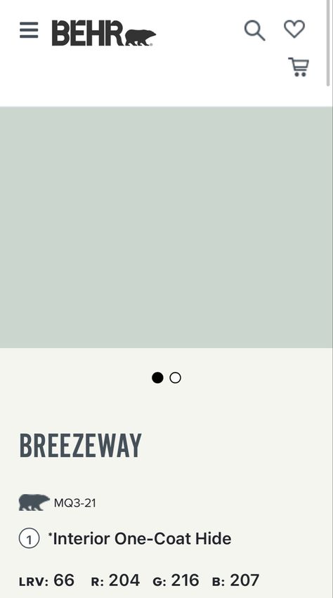 Breezeway Paint Behr, Behr Breezeway Paint, Behr Breezeway, Bathroom Paint Colors Behr, Kitchens 2020, Bedroom Paint Colors Grey, Florida Apartment, Hawaiian House, Surf Nursery