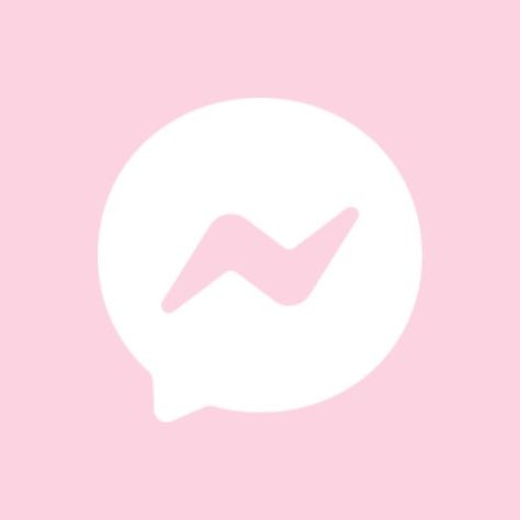 Messenger app icon Light Pink Messenger Icon, Cute Instagram App Icon, Photo Pink Icon, Messenger App Icon, Square App, Messenger Icon, Pink Logo Design, Homescreen Widgets, Cover App