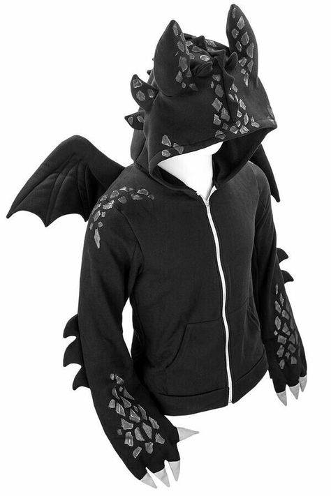 Toothless Hoodie, Pokemon Halloween Costume, Toothless Costume, Animal Halloween Costumes, Dragons Clothes, Dragon Hoodie, Hoodie Costume, Dragon Costume, Animal Hoodie