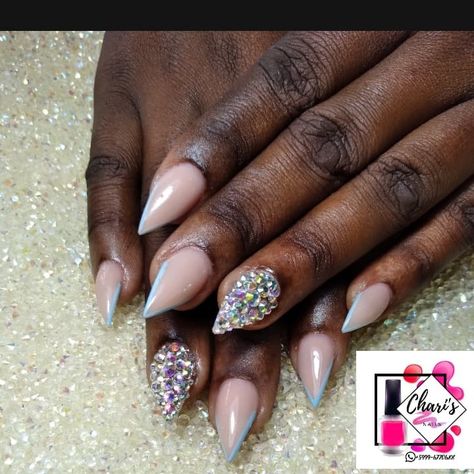 Stilleto Stellos Nails, Short Stiletto Nails, Longer Nails, Black Ombre Nails, Stiletto Nails Short, Short Stiletto, Matte Black Nails, Coral Nails, Nude Nail Designs