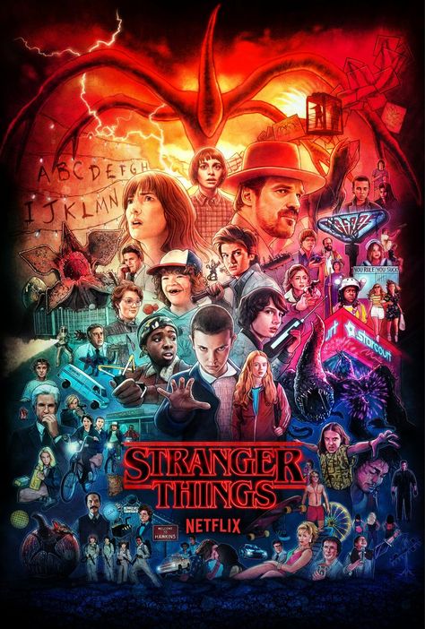 Stranger Things Logo, Buffalo Games, Stranger Things Poster, Stranger Things Season 3, Stranger Things 3, Stranger Things Art, Stranger Things Tv, Cast Stranger Things, Eleven Stranger Things