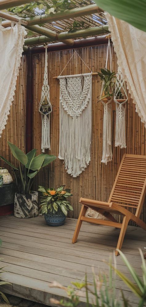 Creating a cozy tropical bohemian patio is all about layering textures, adding warmth, and incorporating elements that make the space feel like an extension of your home, but I want getting the perfect combo without getting overwhelmed is tough. A tropical bohemian patio, for example, benefits from natural materials, soft textiles, and plenty of greenery. […] Bohemian Patio Ideas, Bohemian Patio, Tropical Bohemian, Soft Textiles, Patio Ideas, Natural Materials, Feel Like, Layering, Benefits