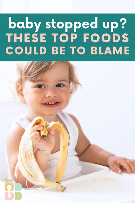 If you notice constipation with your baby starting solids, it may be time to look at which foods you're offering. Here are the top foods that could be causing constipation in you little one. Baby Starting Solids, Constipation Relief Foods, Constipation In Babies, Baby Constipation Remedies, How To Treat Constipation, Foods That Cause Constipation, Starting Solids Baby, Constipated Baby, Baby Nutrition