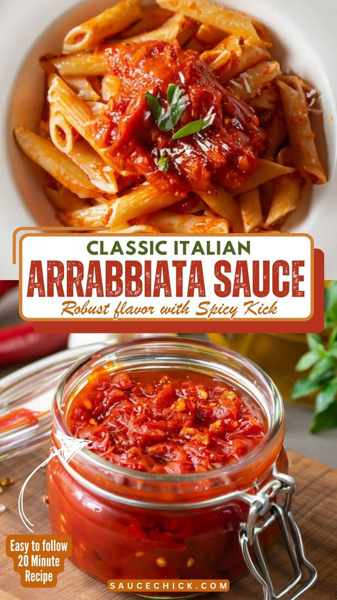 Arrabbiata Sauce Recipe Arrabbiata Sauce Recipe, Arribita Sauce Recipe, Spicy Pasta Sauce Recipes, Spicy Red Sauce Pasta, Spicy Pasta Sauce, Spicy Sauce Recipe, Arrabiata Sauce, Arrabbiata Sauce, Italian Side Dishes