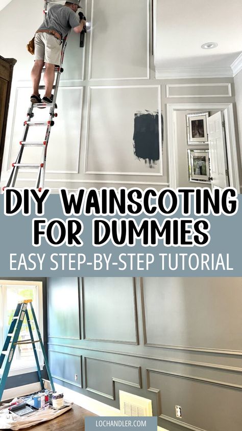 How To Measure Wainscoting, Easy Wainscoting Diy, Diy Wainscoting Bedroom, Wainscoting Bedroom Accent Wall, Painted Wainscoting Ideas, Painted Wainscoting Ideas Color Schemes, Victorian Wainscoting, Wainscoting Ideas Entryway, Wainscoting Ideas Diy