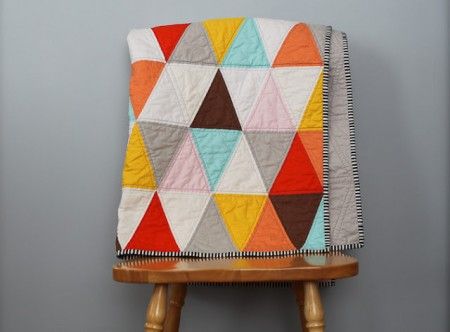 Circle Quilts, Triangle Quilt, Wall