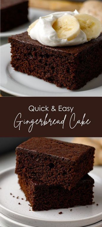 Quick & Easy Gingerbread Cake – Yummy and fully Gingerbread Wacky Cake, Gingerbread Molasses Cake, Sticky Gingerbread Cake, Gingerbread Cake Recipe Moist, Easy Gingerbread Cake Recipe, Best Gingerbread Cake Recipe, Gingerbread Cake With Molasses Frosting, Gingerbread Pudding Cake, Moist Gingerbread Cake