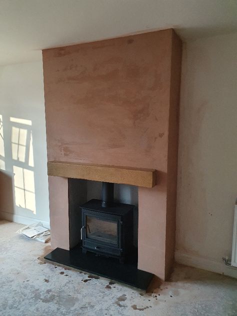 Wood Burner In New Build, How To Make A False Fireplace, Fireplace No Chimney Breast, Log Burner No Chimney, New Build Fireplace Ideas Uk, Log Burner In New Build House, Log Burner No Chimney Breast, Faux Chimney Breast, False Chimney Breast With Tv