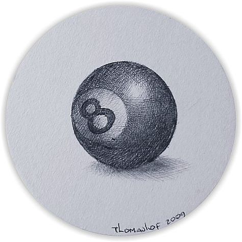 Eight Ball Drawing, Round Objects Drawing, 8 Ball Sketch, 8 Ball Drawing, Sphere Drawing, Ball Sketch, Globe Drawing, Inktober Ideas, Traditional Tattoo Flash Art