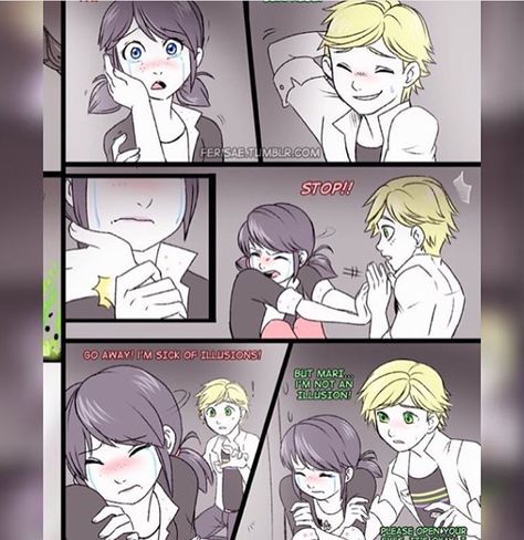 No photo description available. Comics Ladybug, Miraculous Ladybug Kiss, Miraculous Ladybug Tumblr, Tikki Y Plagg, Miraculous Fanart, Miraculous Ladybug Oc, Miraculous Ladybug Memes, Ladybug Wallpaper, Marinette And Adrien