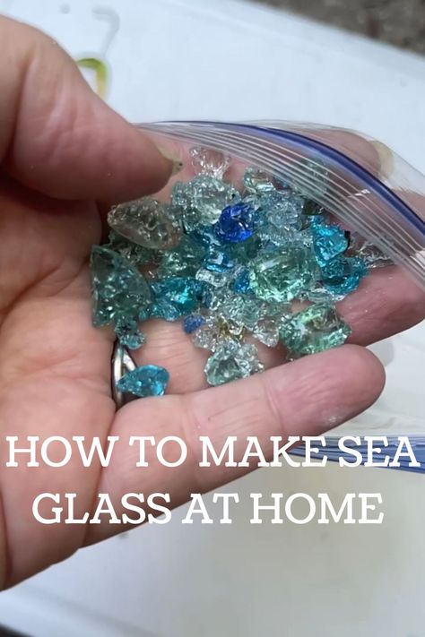 How to Make Your Own Sea Glass · Just That Perfect Piece Faux Sea Glass Diy, Make Sea Glass Diy, How To Make Sea Glass Diy, Seaglass Display, Seaglass Bathroom, Sea Glass Crafts Ideas, Seaglass Crafts, Sea Glass Diy, Sea Glass Art Diy