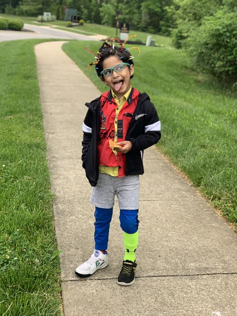 Sometimes it’s okay to be wacky 🤪 Wacky Dress Up Day At School, Wacky Day Outfits For Boys, Wacky Spirit Day Outfit, Wacky Dress Day At School For Boys, Wacky Wednesday Outfit Boys, Wacky Clothes Day School, Wacky Wednesday Outfit For Teachers Easy, Wacky Day At School, Wacky Dress Day At School