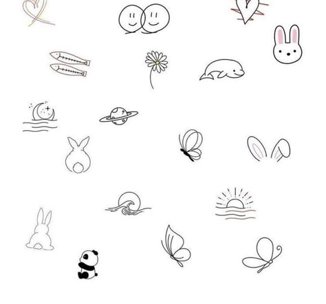 Rabbit Minimalist Tattoo, Bunny Ear Tattoo, Bunny Tattoo Cute, Small Rabbit Tattoo, Minimalist Bunny Tattoo, Tiny Bunny Tattoo, Little Bunny Tattoo, Rabbit Tattoo Design, Tattoo Rabbit