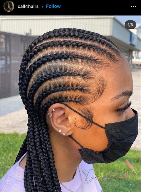 Straight All Back Cornrows, Natural Straight Back Cornrows, Swahili Lines Hairstyle, Beautiful All Back Hairstyles, Straight Back Natural Hair, Cornrows Straight Hair, All Back Hairstyles Braids, All Back Braid Hair Styles, Small Cornrows Braids Straight Back