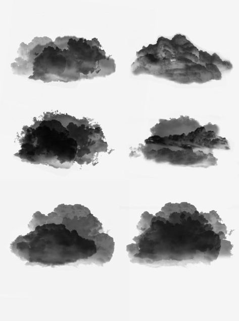 chinese style,antiquity,ink,ink cloud,black,cloud,transparent cloud Smokey Clouds Tattoo, Dark Clouds Drawing, Black Clouds Tattoo, Dark Clouds Tattoo, Black Cloud Tattoo, Cloud Material, Ink Clouds, Chinese Painting Flowers, Watercolor Clouds