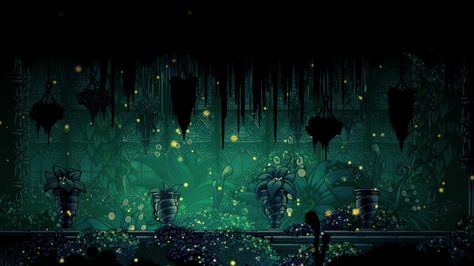 Green Bug, Hollow Night, Hollow Art, Knight Games, Night Background, Game Background, Journal Entries, Indie Games, Game Design