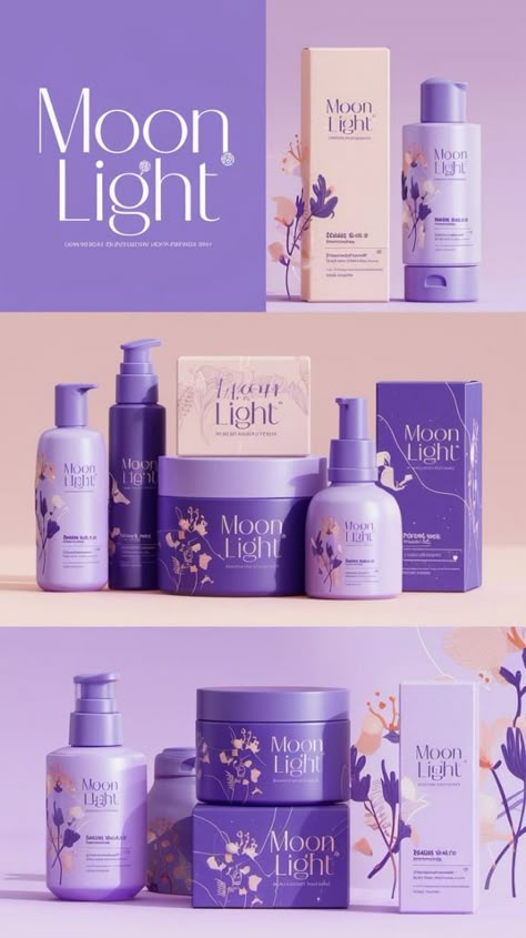 Colorful Packaging Ideas, Body Cream Packaging Design, Portfolio Packaging Design, Graphic Design Package, Skin Care Brand Design, Beauty Graphic Design Branding, Moisturizer Packaging Design, Cosmetics Branding Design, Supplement Package Design