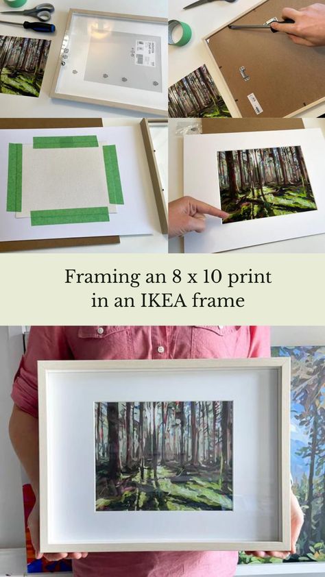 Ikea Frame Layout, Hovsta Ikea Frame Ideas, Ikea Hovsta Frame, Hovsta Ikea Frame, Large Ikea Frames, How To Hang Ikea Ribba Frames, Ikea Largest Frame, Ikea Frame, Framing Ideas