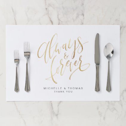 Wedding Placemats Ideas Diy, Paper Placemats Wedding, Wedding Place Mats, Placemats Wedding, Wedding Placemats, Paper Placemat, Elegant Modern Wedding, Wedding Products, Paper Placemats