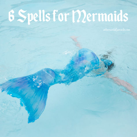 Here we offer you 6 powerful spells for mermaids including a spell to become a mermaid (shapeshifting), love, and beauty charms with watery ingredients and settings. How To Be A Mermaid, Mermaid Powers, Fairy Spells, Witchcraft Stuff, Mermaid Journal, Dark Mermaid, Mermaid Beauty, Powerful Spells, H2o Mermaids