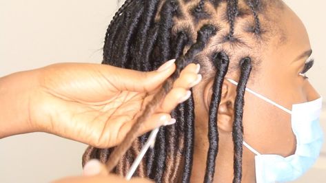 Single Crochet Hairstyle, How To Do Locks Braids, Dreadlock Crochet Hairstyles, How To Crochet Hair Extensions, How To Crochet Hair, How To Do Crochet Braids, Crochet Braid Styles For Kids, Braiding Pattern For Crochet Braids, Crochet Hair Patterns