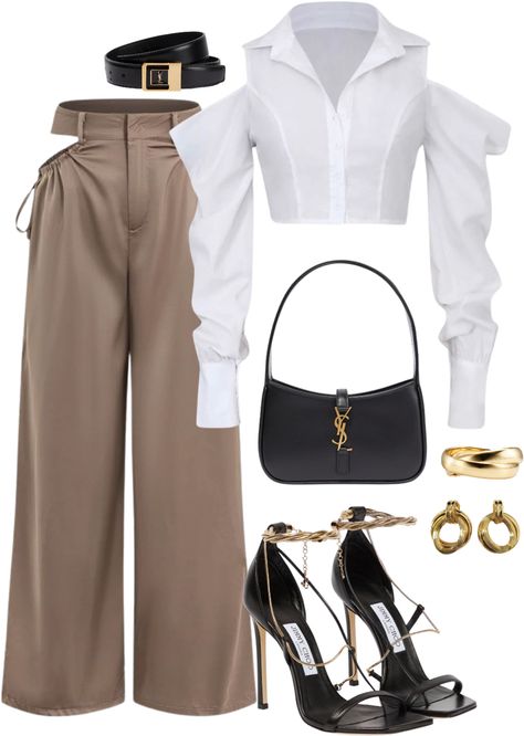 Neutral Concert Outfit, Luxury Elegant Wide Leg Pants In Neutral, Classical Music Aesthetic Outfits, Classical Music Concert Outfit, Chic Neutral Wide-leg Dress Pants, Music Concert Outfit, Classical Music Concert, Orchestra Concert, Shoes Dresses