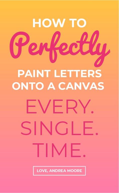 Painting letters onto canvas is easy when you have the tips and tools to do it. Today, I'm sharing how to transfer quotes onto canvas in a few easy steps! | loveandreamoore.com #canvaspaintingideas #canvaspainting #paintinghack #diycraft Paint Letters On Canvas, Letters On Canvas, Diy Painted Signs, Prophetic Art Worship, Signs To Sell, Painting Therapy, Painting Letters, Paint Letters, Lamp Shade Crafts