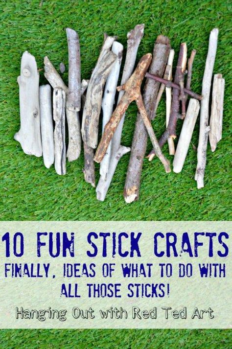 100 Things To Do, Stick Crafts, Theme Nature, Outdoor Learning, Crafty Kids, Things To Make, Nature Play, Camping Crafts, Nature Activities