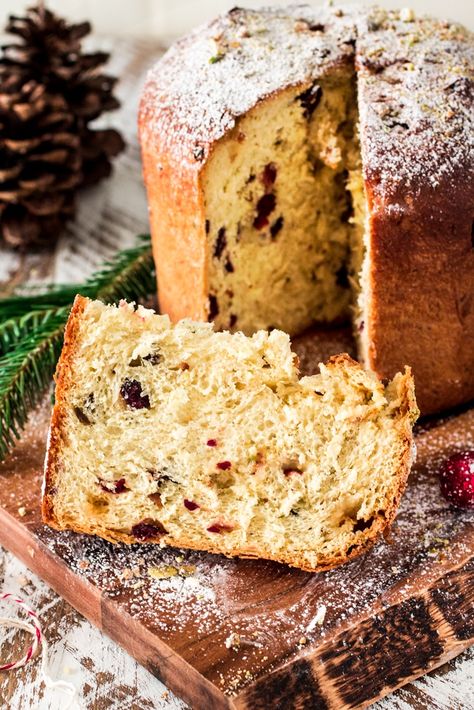 Chocolate Panettone, Italian Panettone, Panettone Recipe, Traditional Christmas Food, Holiday Bread, Cranberry Pistachio, Easy Bread Recipes, Indulgent Desserts, Sweet Bread