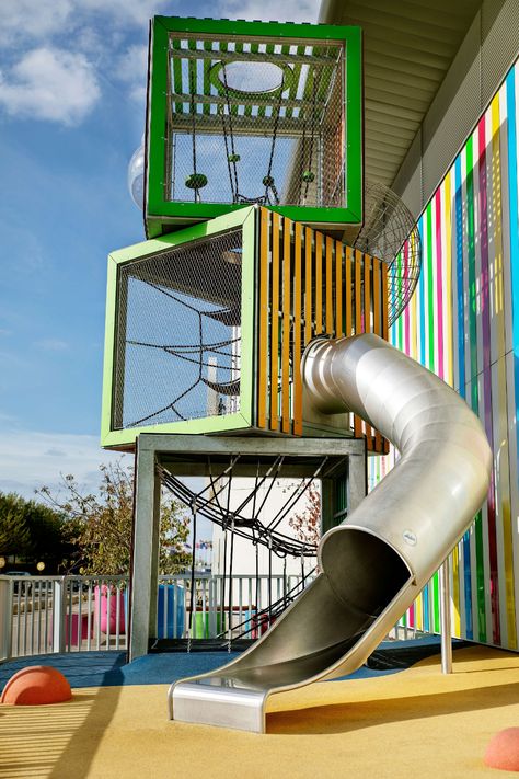 Modern Playground, Playgrounds Architecture, Cool Playgrounds, Kids Play Spaces, Urban Playground, Playground Slide, Creative Playground, Children Park, Park Playground