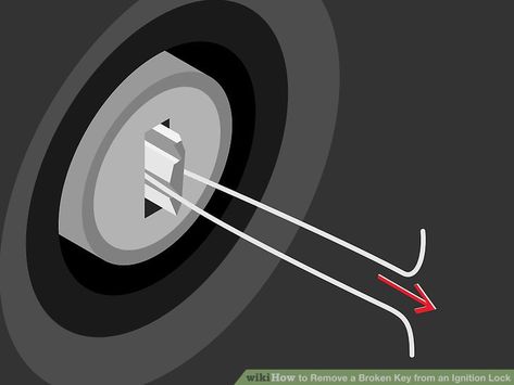 3 Ways to Remove a Broken Key from an Ignition Lock - wikiHow Diy Key Projects, 2014 Chevy Impala, Diy Lock, Broken Car, Lock Picking Tools, Car Facts, Computer Works, Car Breaks, Key Projects