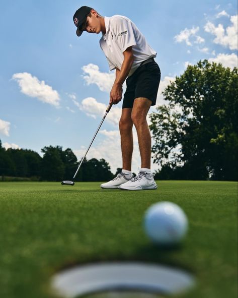 Golf Photoshoot Photo Ideas Women, Golf Course Senior Pictures, Senior Boy Golf Photos, Golf Photography Ideas, Senior Picture Ideas For Guys Golf, Senior Pics Ideas For Boys, Golf Poses Photo Ideas, Golf Photoshoot Photo Ideas, Golf Picture Ideas