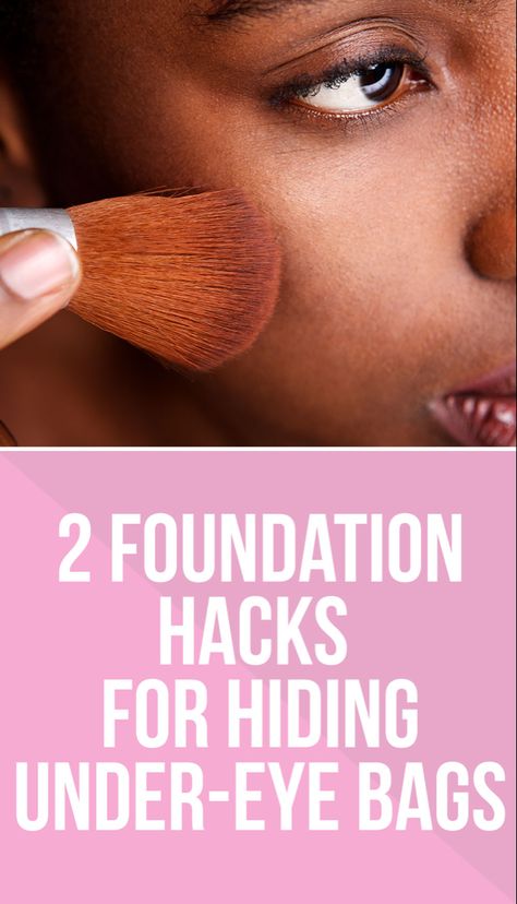 Hide Bags Under Eyes Make Up, How To Cover Bags Under Eyes, How To Hide Under Eye Bags With Makeup, How To Cover Under Eye Bags, How To Hide Under Eye Bags, African American Makeup Tutorial, Puffy Eyes Makeup, Broken Eyeshadow, Eye Bags Makeup