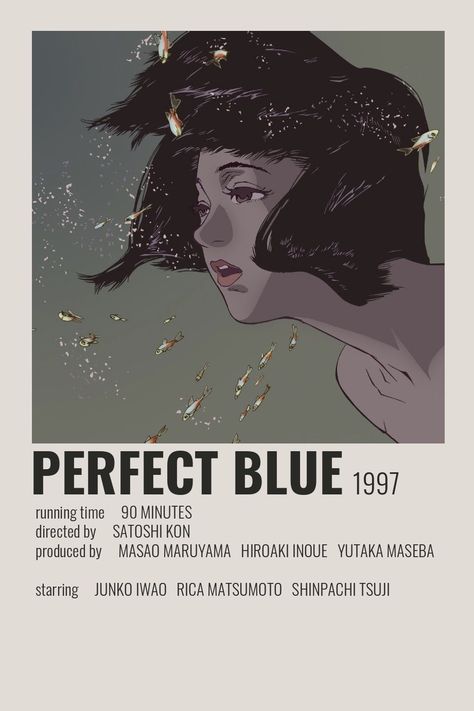 ☆ Minimalist/alternative "Perfect Blue" anime movie poster ☆ Check out my "Anime Posters" board! Anime Perfect Blue, Posters Anime, Satoshi Kon, Posters Aesthetic, Street Cats, Iconic Movie Posters, Anime Suggestions, Film Posters Minimalist, Poster Anime