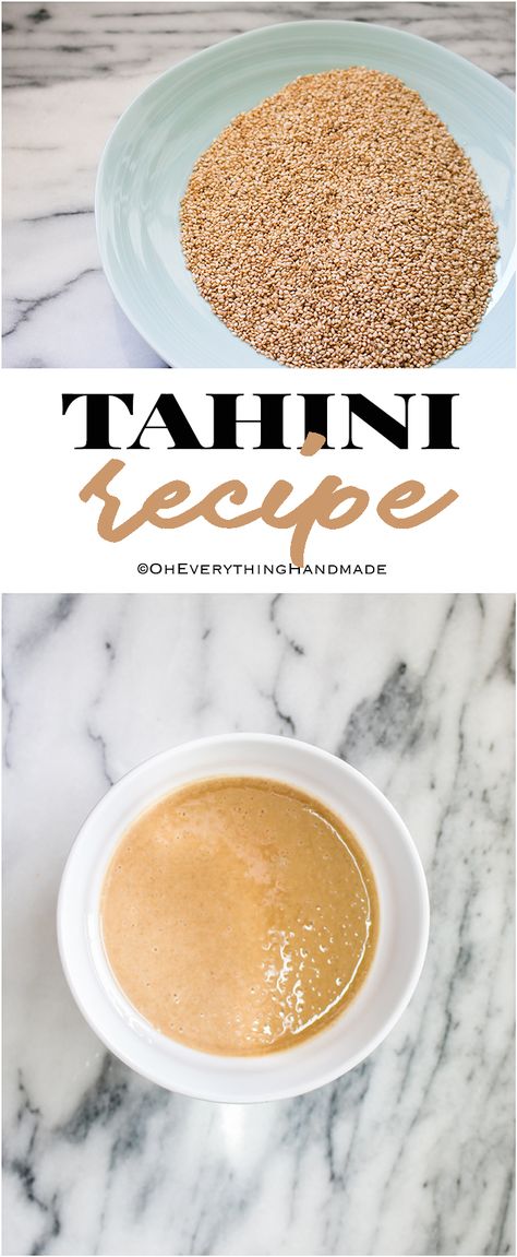 It's been some time that I made my simple tahini recipe, I normally only make it… How To Make Tahini, Homemade Tahini, Tahini Recipe, Storage Tips, What To Use, Whole Grain Bread, Easy Family Meals, Grilled Vegetables, Aioli