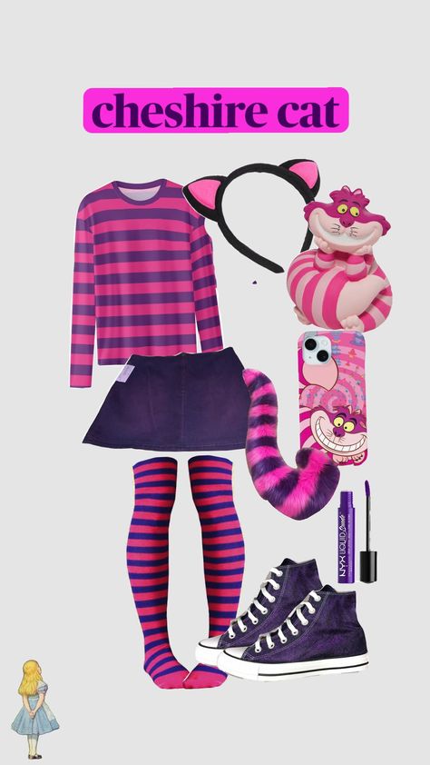 cheshire cat costume #halloweencostume #aliceinwonderland #chesirecat Cheshire Cat Costume, Cat Costume, Halloween Inspo, Cat Costumes, Cheshire Cat, Halloween Outfits, Alice In Wonderland, Halloween Costume, Halloween Costumes