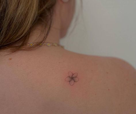 Tiny Hawaiian Flower Tattoo, Small Plumeria Flower Tattoos, Small Tropical Flower Tattoo, Small Plumeria Tattoo, Frangipani Flower Tattoo, Plumeria Flower Tattoo, Plumeria Flower Tattoos, Frangipani Tattoo, General Tattoo