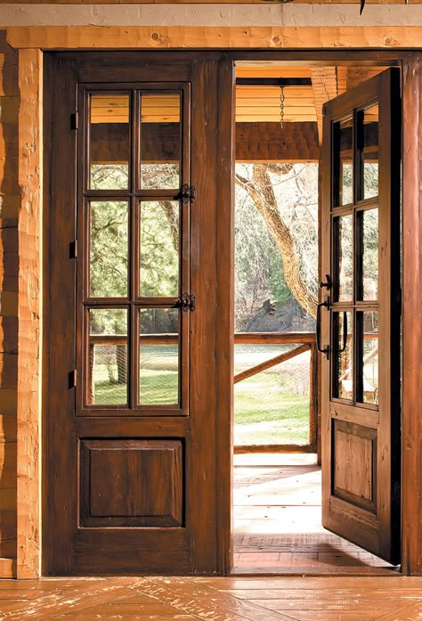 French Doors With Sidelights, Wood French Doors, Antique French Doors, Interior Exterior Doors, Wooden French Doors, Wooden Front Door Design, French Doors Exterior, Doors Exterior, Double Front Doors