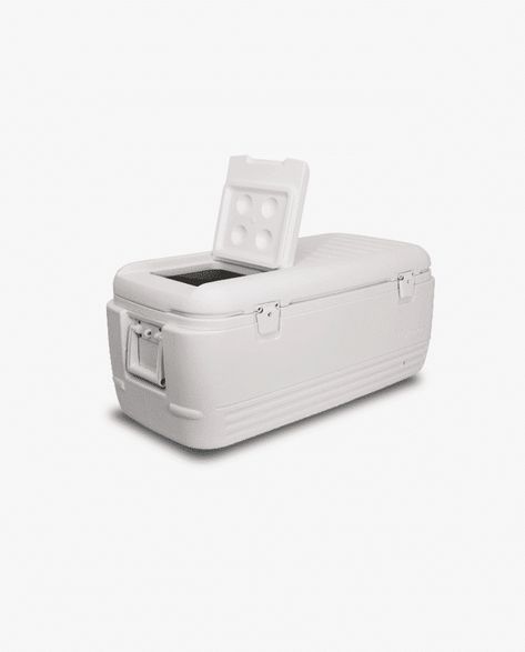 Easy Tote HandleKeep your food and drinks cool with the Igloo Quick and Cool Cooler. This 100-quart Igloo White Cooler is big enough for a group. https://www.rentalry.com/shop/atlanta-event-and-party-rentals/concession-rentals/100-qt-ice-chest/ #IceChest #rentalry #IceBar #partyrentals #concessionrentals #100QTIceChest Coolest Cooler, Ice Chest Cooler, Ice Bars, Ice Chest, Rental Company, Party Rentals, A Group, Atlanta, Drinks