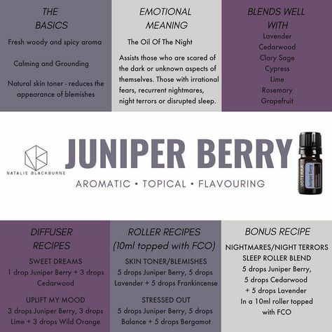 Nothing better than a fresh, clean smelling house right. . Or I should re-word that nothing worse than a smelly, stale stinky room or… Doterra Oils Recipes, Juniper Essential Oil, Sleeping Aids, Essential Oil Usage, Juniper Berry Essential Oil, Night Terrors, Roller Blends, Doterra Oil, Doterra Essential Oils Recipes