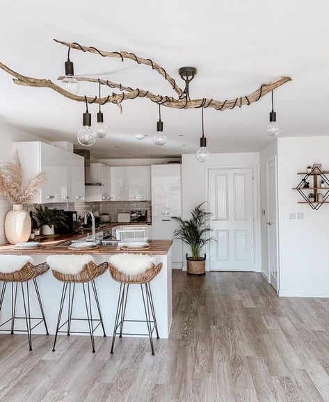 Creative Cables 🇬🇧 on Instagram: "Turn your home lighting into artwork with Creative Cables. In this post you see our all black Spider pendant kit and transparent globe bulbs, Katie creatively wrapped hers around this wooden branch to create a jaw-dropping effect! Tap the link in our bio, visit our website and explore our bespoke lighting systems now. 15% off any order with promo code: INSTA15 . #CreativeCablesUK #CreativeCables #BeCreative #YourLightStyle #statementlighting #statementlight #d