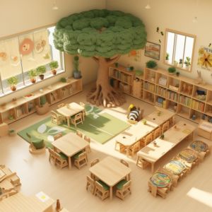 Montessori Classroom Design, Montessori Kindergarten Classroom Design, Kindergarten Classroom Interior Design, Kindergarten Classroom Design, Furniture Details Drawing, Details Drawing, Montessori Kindergarten, School Counseling Office, Preschool Furniture