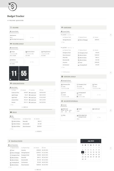 Personal finance budget tracker in Notion. Keep track of your income, expenses, and savings with this simple and easy-to-use. #Organisation #Personal_Notion_Ideas #Notion_Budget_Tracker #Notion_Budget_Template Personal Notion Ideas, Notion Budget Tracker, Notion Budget Template, Notion Finance Tracker, Notion Tracker, Notion Inspiration, Faire Son Budget, Journal Key, Finance Budget