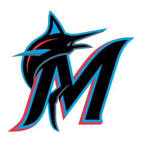 Miami Marlins Logo Marlins Baseball, Baseball Teams Logo, Usa Miami, Mlb Team Logos, Stone Concrete, Mlb Logos, Brick Stone, Concrete Wood, Miami Marlins