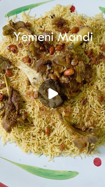 Mandi Recipe Mutton, Mandi Rice Recipes, Mutton Mandi, Mandi Rice, Mandi Recipe, Yellow Food, Green Cardamom, Yellow Foods, Masala Recipe